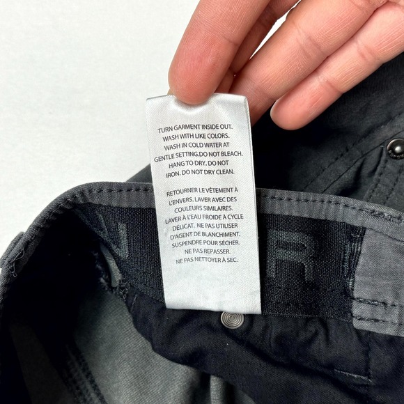 Projek Raw Remi Bungee Fashion Chino Pants Mens Size 32 Gray Rayon Blend - Picture 9 of 16